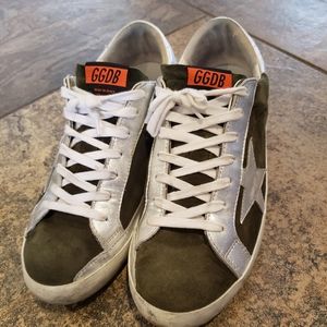 Golden Goose SuperStar, size 41, olive green